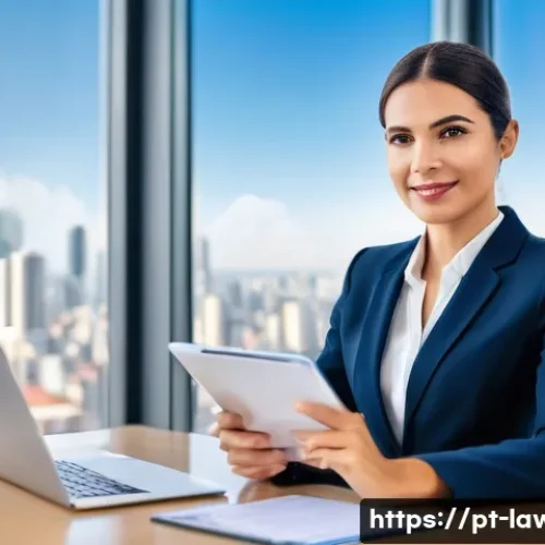 Home 27 변호사 실무를 위한 필수 스킬 - **Prompt 1: Empathetic Communication in a Modern Legal Setting**
"A confident and empathetic fem...