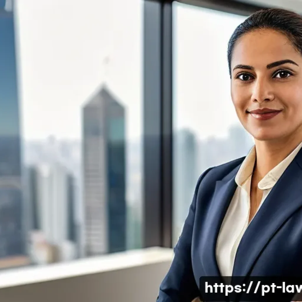 변호사 이직 면접에서 자주 묻는 질문 - A professional Portuguese-speaking lawyer in a modern S&atilde;o Paulo law office, wearing smart business a...
