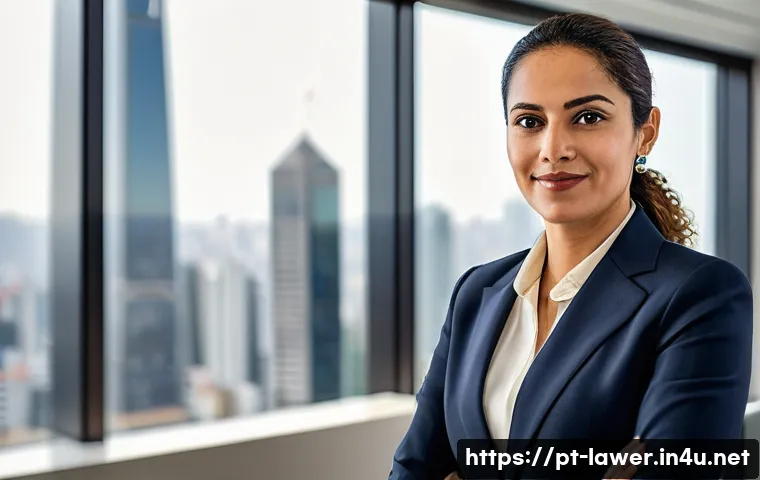 변호사 이직 면접에서 자주 묻는 질문 - A professional Portuguese-speaking lawyer in a modern São Paulo law office, wearing smart business a...