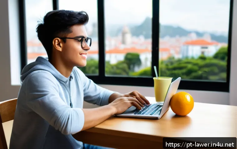 변호사 시험을 위한 집중 공부 방법 - A focused young adult studying at a neat, well-lit desk in a quiet room, wearing casual comfortable ...